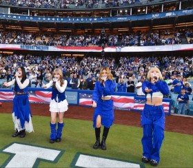 YOSHIKI-Produced Vocal Group Bi-ray Performs the U.S. National Anthem at MLB Game Before Official Debut