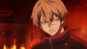 Tougen Anki TV Anime Premieres with Episode 16 Story & Preview Images: Kougasaki, Shiki, and Mudano rush to save hostage girl as fire breaks out at hospital